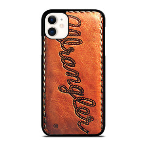 WRANGLER JEANS LOGO LEATHER iPhone 11 Case