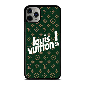 LOUIS VUITTON GREEN LOGO iPhone 11 Pro Case LOUIS VUITTON GREEN LOGO iPhone 11 Pro Case