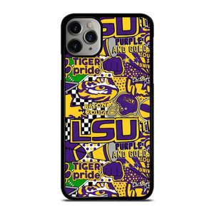 LSU Tigers UNIVERSUTY COLLAGE iPhone 11 Pro Case LSU Tigers UNIVERSUTY COLLAGE iPhone 11 Pro Case