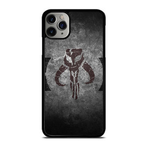 MANDALORIAN STAR WARS HEAD EMBLEM iPhone 11 Pro Case MANDALORIAN STAR WARS HEAD EMBLEM iPhone 11 Pro Case