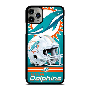 NFL MIAMI DOLPHINS HELMET LOGO iPhone 11 Pro Case NFL MIAMI DOLPHINS HELMET LOGO iPhone 11 Pro Case
