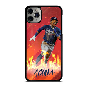 RONALD ACUNA JR ATLANTA BRAVES BASEBALL MLB iPhone 11 Pro Case