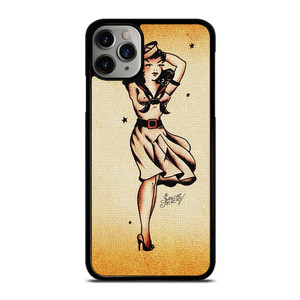 SAILOR JERRY TATTOO GIRL iPhone 11 Pro Case SAILOR JERRY TATTOO GIRL iPhone 11 Pro Case