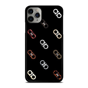 SALVATORE FERRAGAMO LOGO PATTERN iPhone 11 Pro Case