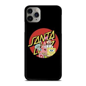 SANTA CRUZ SKATEBOARD X SPONGEBOB iPhone 11 Pro Case