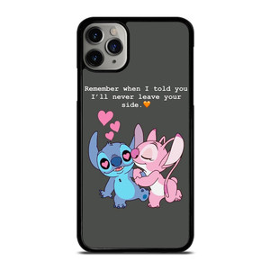 STITCH AND GIRLFRIEND LOVE QUOTE iPhone 11 Pro Case STITCH AND GIRLFRIEND LOVE QUOTE iPhone 11 Pro Case