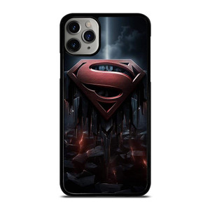 SUPERMAN DARK LOGO ICON iPhone 11 Pro Case SUPERMAN DARK LOGO ICON iPhone 11 Pro Case