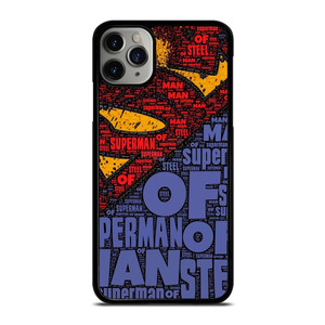 SUPERMAN LOGO ART WALL iPhone 11 Pro Case SUPERMAN LOGO ART WALL iPhone 11 Pro Case