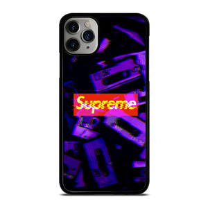 SUPREME PURPLE CASSETTE GLITCH iPhone 11 Pro Case SUPREME PURPLE CASSETTE GLITCH iPhone 11 Pro Case