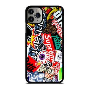 SUPREME STICKER AND OTHER BRAND iPhone 11 Pro Case SUPREME STICKER AND OTHER BRAND iPhone 11 Pro Case