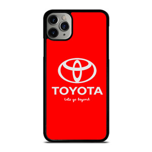 TOYOTA LETS GO BEYOND LOGO RED iPhone 11 Pro Case