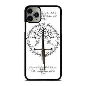 TREE LORD OF THE RING SWORD iPhone 11 Pro Case