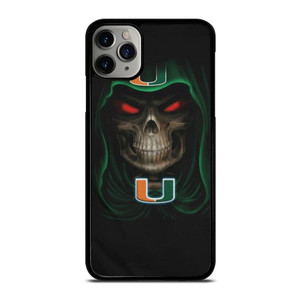 UM MIAMI HURRICANES SKULL iPhone 11 Pro Case UM MIAMI HURRICANES SKULL iPhone 11 Pro Case