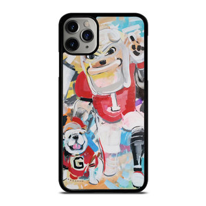 UNIVERSITY OF GEORGIA BULLDOGS UGA ART iPhone 11 Pro Case