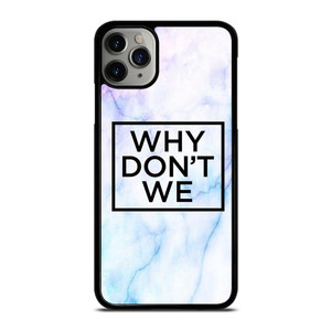 WHY DONT WE MARBLE LOGO iPhone 11 Pro Case WHY DONT WE MARBLE LOGO iPhone 11 Pro Case