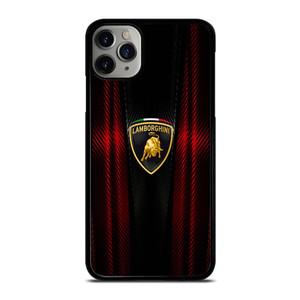 LAMBORGHINI RED CARBON iPhone 11 Pro Max Case LAMBORGHINI RED CARBON iPhone 11 Pro Max Case