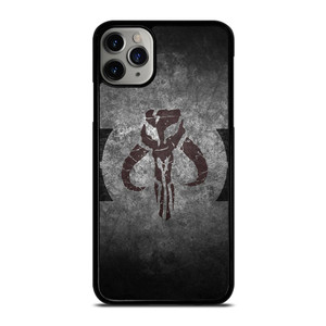 MANDALORIAN STAR WARS HEAD EMBLEM iPhone 11 Pro Max Case MANDALORIAN STAR WARS HEAD EMBLEM iPhone 11 Pro Max Case