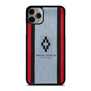 MARCELO BURLON STRIPE LOGO iPhone 11 Pro Max Case