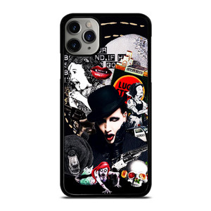 MARILYN MANSON GOTH COLLAGE iPhone 11 Pro Max Case