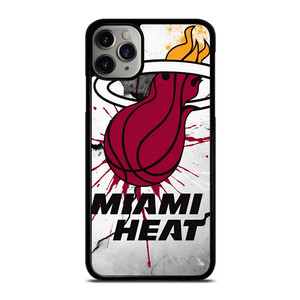 MIAMI HEAT CRACKED LOGO iPhone 11 Pro Max Case MIAMI HEAT CRACKED LOGO iPhone 11 Pro Max Case
