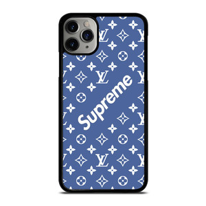 NEW SUPREME BLUE PATTERN iPhone 11 Pro Max Case NEW SUPREME BLUE PATTERN iPhone 11 Pro Max Case