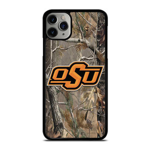 OKLAHOMA STATE UNIVERSITY CAMO LEAF iPhone 11 Pro Max Case