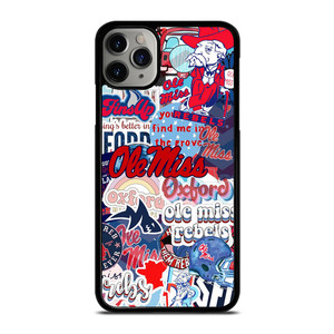 OLE MISS BASEBALL COLLAGE iPhone 11 Pro Max Case