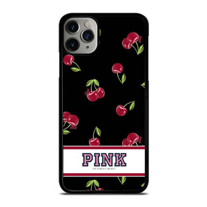 PINK VICTORIA'S SECRET CHERRY iPhone 11 Pro Max Case PINK VICTORIA'S SECRET CHERRY iPhone 11 Pro Max Case