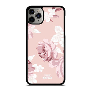 PINK VICTORIA'S SECRET FLOWER iPhone 11 Pro Max Case
