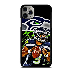 RUSSELL WILSON SEATTLE SEAHAWKS ART iPhone 11 Pro Max Case