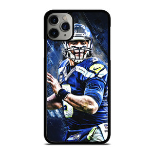 RUSSELL WILSON SEATTLE SEAHAWKS FOOTBALL iPhone 11 Pro Max Case