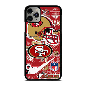 SAN FRANCISCO 49ERS NFL STICKER BOMB iPhone 11 Pro Max Case