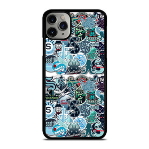 SEATTLE KRAKEN OCTOPUS COLLAGE iPhone 11 Pro Max Case SEATTLE KRAKEN OCTOPUS COLLAGE iPhone 11 Pro Max Case