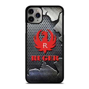 STURM RUGER FIREARM METAL LOGO 2 iPhone 11 Pro Max Case STURM RUGER FIREARM METAL LOGO 2 iPhone 11 Pro Max Case