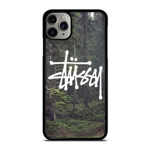STUSSY SPOOKY FOREST LOGO iPhone 11 Pro Max Case