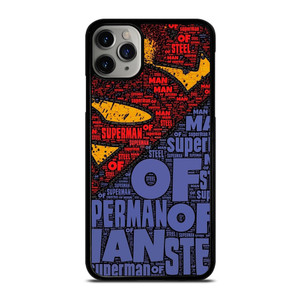 SUPERMAN LOGO ART WALL iPhone 11 Pro Max Case