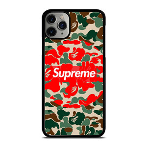 SUPREME BAPE CAMO iPhone 11 Pro Max Case