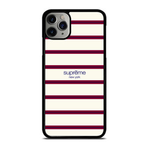 SUPREME NEW YORK RED STRIPE iPhone 11 Pro Max Case SUPREME NEW YORK RED STRIPE iPhone 11 Pro Max Case
