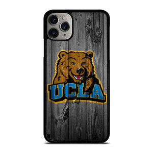 UCLA BRUINS FOOTBALL WOODEN LOGO iPhone 11 Pro Max Case UCLA BRUINS FOOTBALL WOODEN LOGO iPhone 11 Pro Max Case