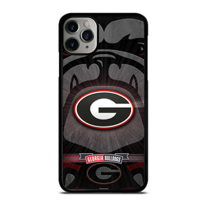 UNIVERSITY OF GEORGIA BULLDOGS UGA BLACK iPhone 11 Pro Max Case