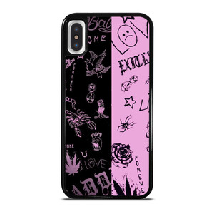 LIL PEEP TATTOO COLLAGE iPhone X / XS Case LIL PEEP TATTOO COLLAGE iPhone X / XS Case