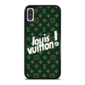 LOUIS VUITTON GREEN LOGO iPhone X / XS Case LOUIS VUITTON GREEN LOGO iPhone X / XS Case