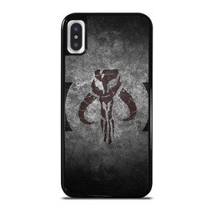 MANDALORIAN STAR WARS HEAD EMBLEM iPhone X / XS Case MANDALORIAN STAR WARS HEAD EMBLEM iPhone X / XS Case
