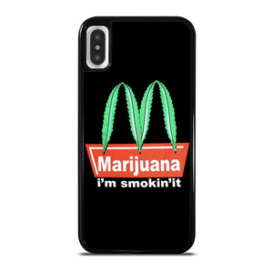 MARIJUANA X MCDONALD FUNNY iPhone X / XS Case MARIJUANA X MCDONALD FUNNY iPhone X / XS Case
