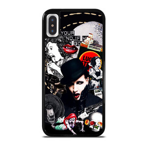 MARILYN MANSON GOTH COLLAGE iPhone X / XS Case MARILYN MANSON GOTH COLLAGE iPhone X / XS Case