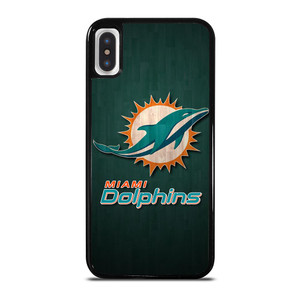 MIAMI DOLPHINS WOODEN LOGO iPhone X / XS Case MIAMI DOLPHINS WOODEN LOGO iPhone X / XS Case