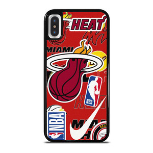 MIAMI HEAT NBA STICKER BOMB iPhone X / XS Case MIAMI HEAT NBA STICKER BOMB iPhone X / XS Case