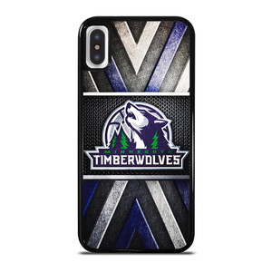 MINNESOTA TIMBERWOLVES METAL SYMBOL iPhone X / XS Case MINNESOTA TIMBERWOLVES METAL SYMBOL iPhone X / XS Case
