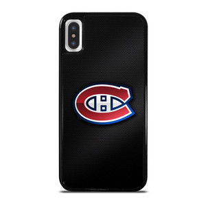 MONTREAL CANADIENS CARBON LOGO iPhone X / XS Case MONTREAL CANADIENS CARBON LOGO iPhone X / XS Case