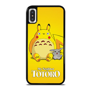 MY NEIGHBOR TOTORO X PIKACHU POKEMON iPhone X / XS Case MY NEIGHBOR TOTORO X PIKACHU POKEMON iPhone X / XS Case